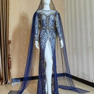 Busana Resepsi Biru 2