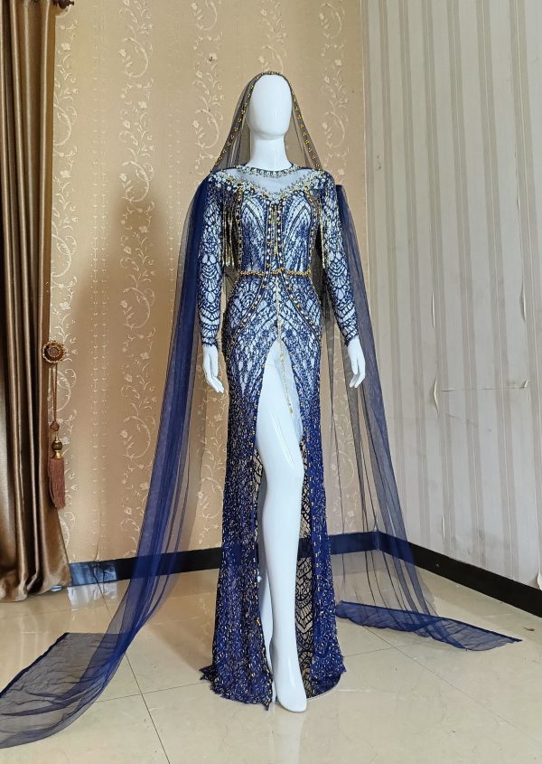 Busana Resepsi Biru 2